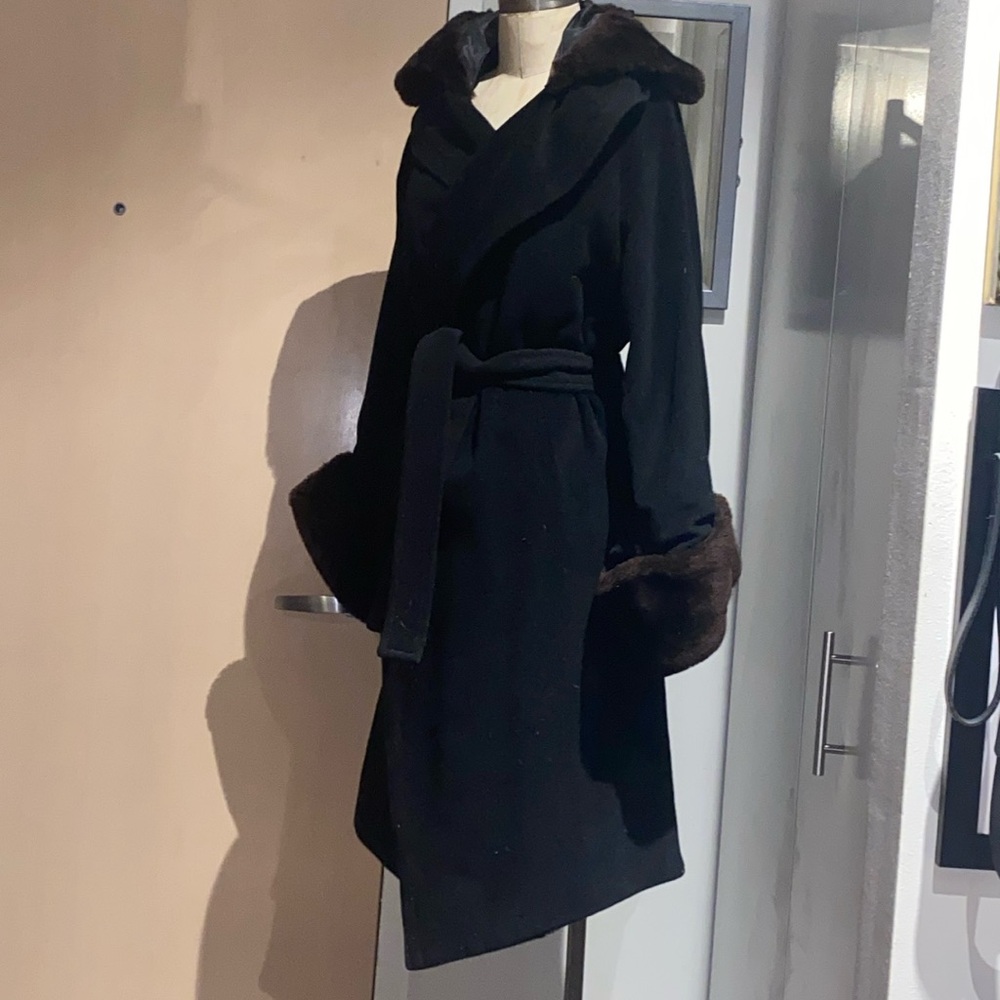 🔥❤️ RARE EUC Jean Paul GAULTIER Femme AEFFE Black Coat